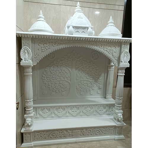 Home Mandir - Color: White