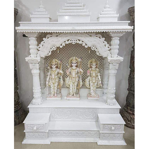 White Marble Home Temple - Pattern: Modern