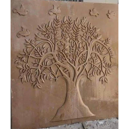 Stone Carving Nlay - Color: Brown