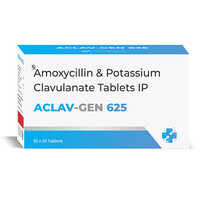 Amoxycillin And Potassium Clavulanate Tablets Ip - 625 Mg, Solid Tablets , Suitable For All Individuals, Dosage As Per Healthcare Professional Guidance, Pack Of 10 X 10 Pieces, Store In Dry Place