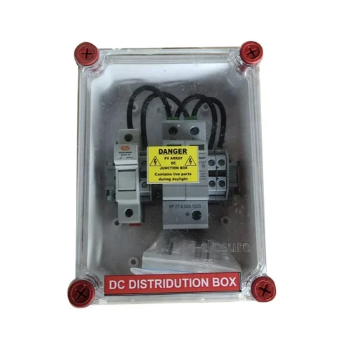 3 Kw Solar Dcdb Acdb Dc Distridution Box - Color: Grey