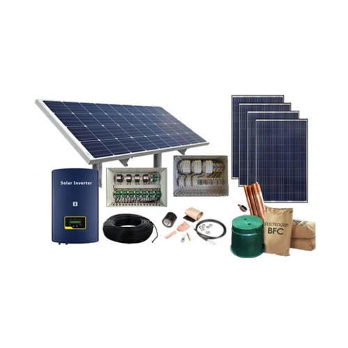 Solar Rooftop System Kit - Color: Blue