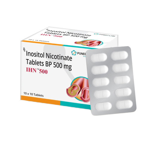 500 MG Inositol NicotinateTablets BP