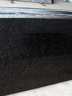 Galaxy Black Granite Slab - Application: Construction