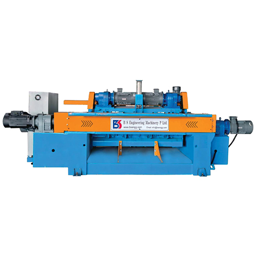 Spindle-Less Log Peeling Machine - Color: Blue