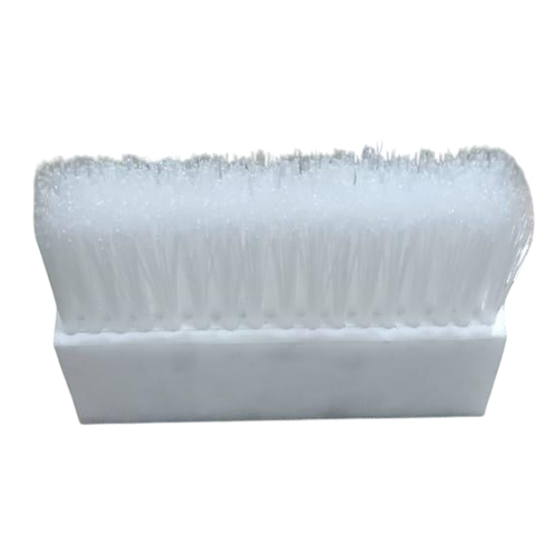 Flat Nylon Brush - Bristle Color: White