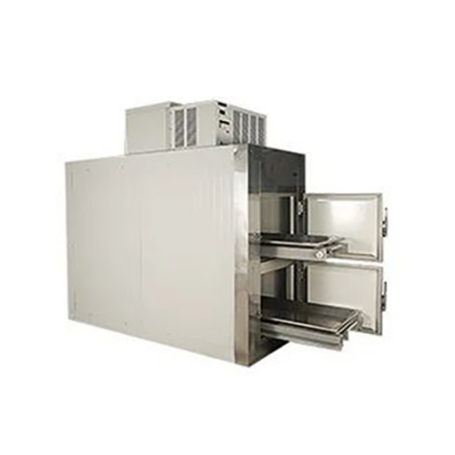 2 Body Mortuary Cabinet - Material: Stainless Steel