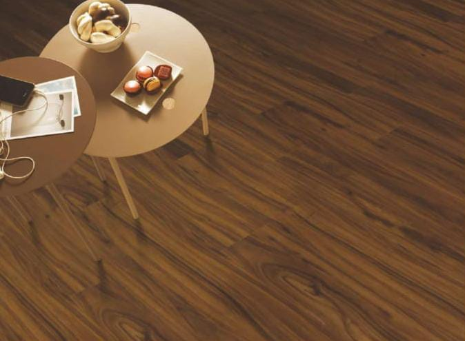 1101 Hickory - Laminate Wood Flooring | Durable Brown Wood with Environmentally-Friendly Features, Natural Color Surface Treatment