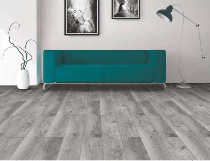7151 Riverside - Laminate Wood Flooring | Rectangle Shape, Grey Color, Environmentally-Friendly, Natural Color Surface Treatment