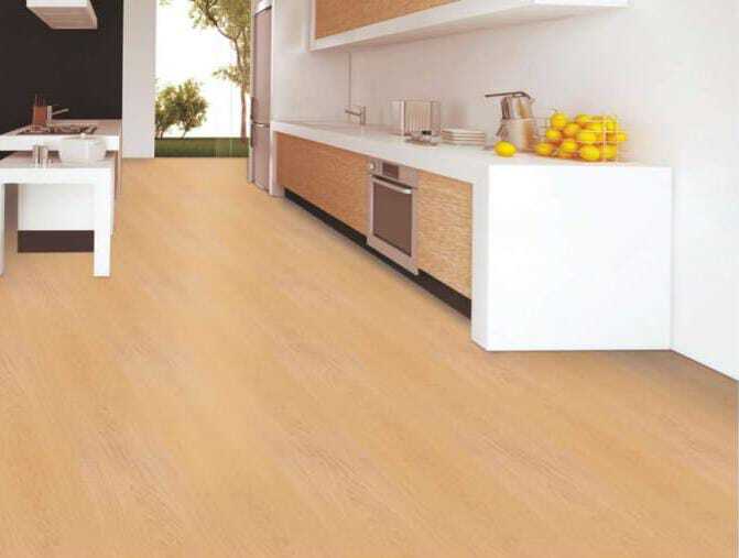 2039 Portland Oak - Oak Wood, Rectangular Shape, Natural Brown Color | Environmentally-Friendly, Laminate Flooring with Authentic Wood Grain Texture