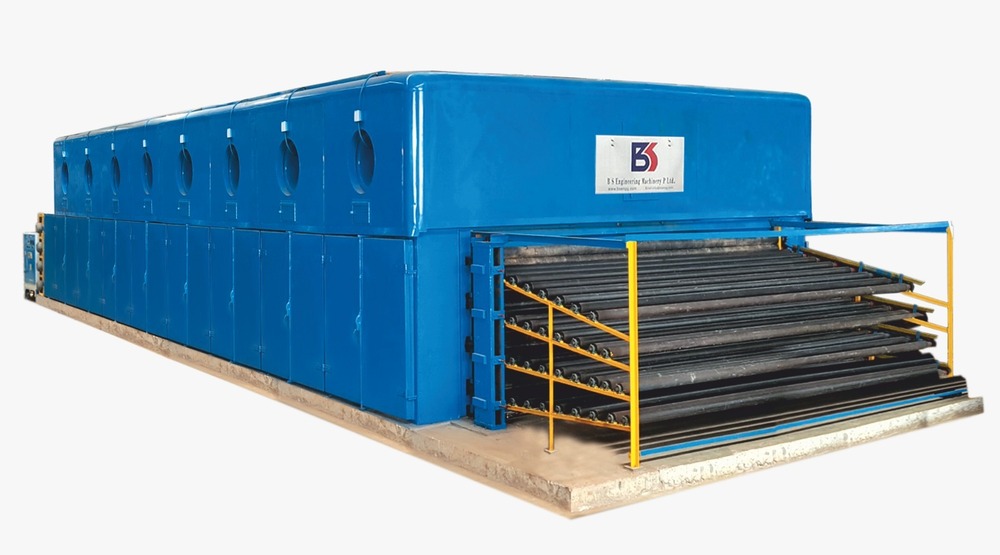 Jet Ventilated Roller Veneer Dryer (Standard Base Model) - Color: Blue