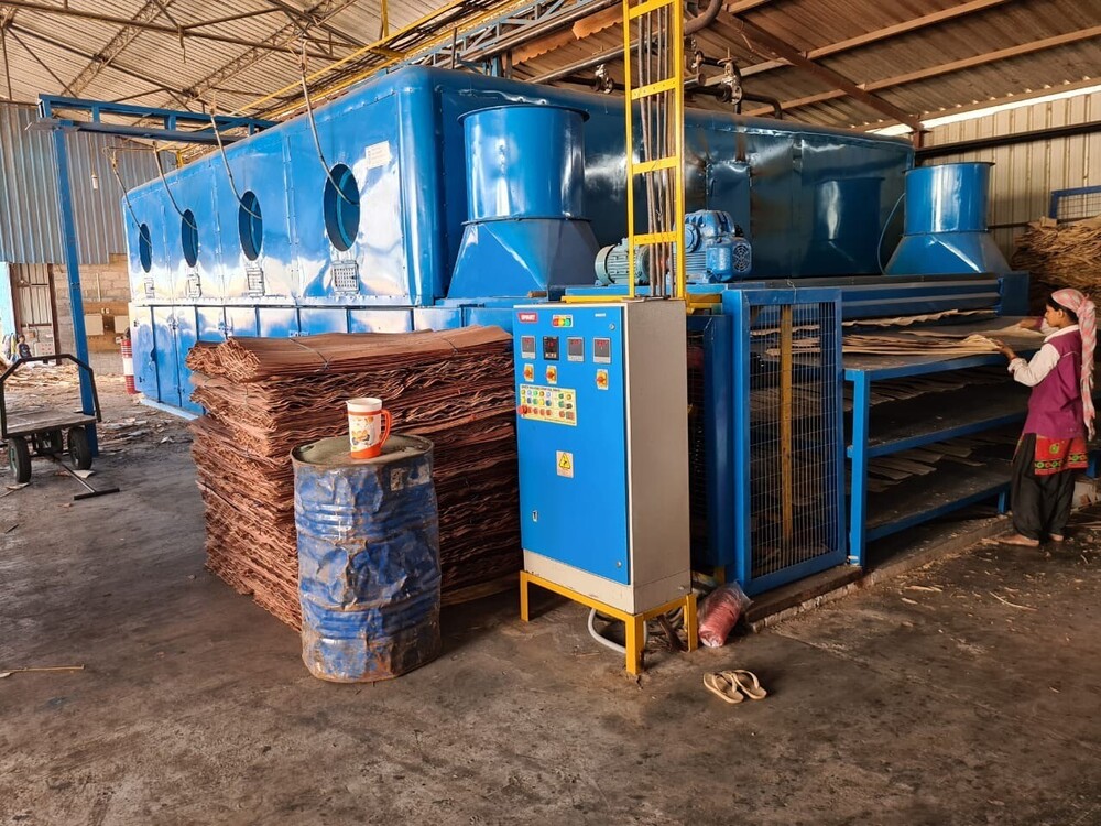 4 Section 4 Deck Roller Veneer Dryer - Country Of Origin: India
