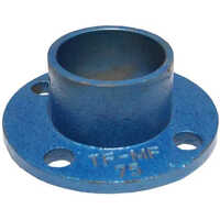 Cast Iron Long Collar Flange - Sizes 75 Mm To 250 Mm, Blue Paint Coated, Round Shape, Durable Pipe Fitting For Versatile Applications