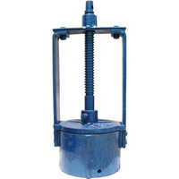 Cast Iron Screw Closure Cap - Color: Blue Paint Coated