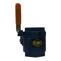 Sumo Cast Iron Ball Valve - Cast Iron, 50mm, Black, Polished Finish | High Pressure Water Control For Industrial Applications