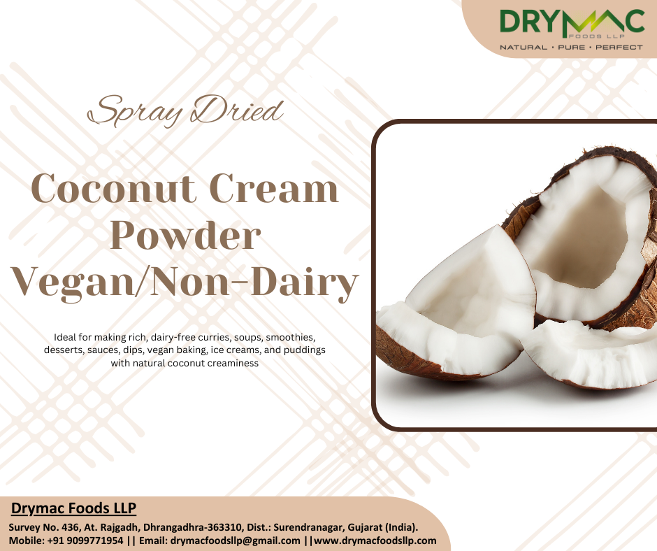 Spray Dried Coconut Cream Powder Vegan