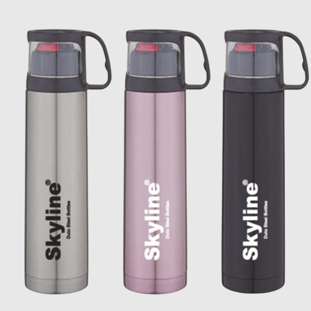 Double Wall Insulated Stainless Steel Water Bottle for Hot & Cold Beverages