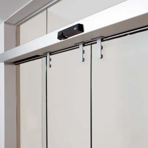 Automatic Sliding Door System - Color: Silver