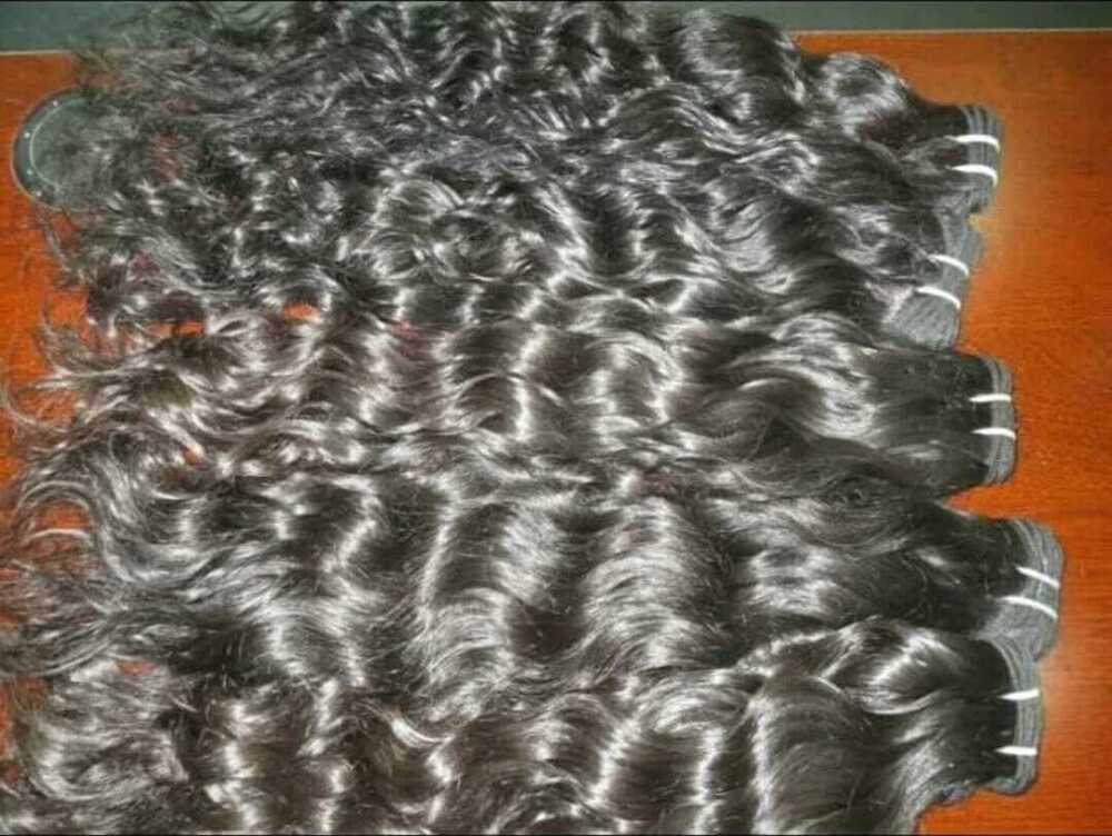 Hand-tied weft hair Frontal lace wigs Human hair extensions