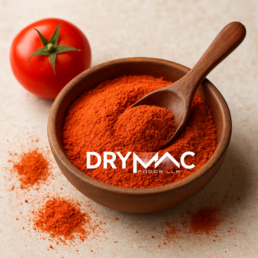 Spray Dried Tomato Powder Granules - Color: Red