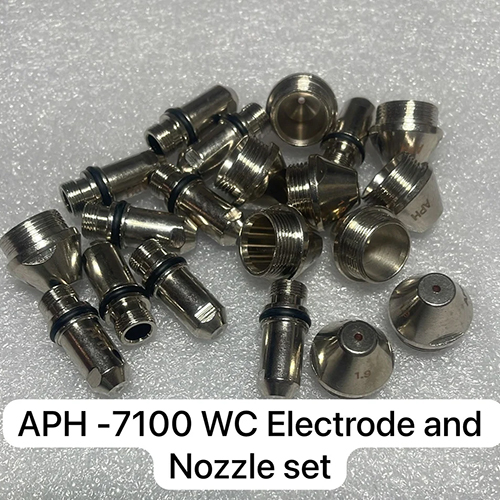 Aph-7100 Wc Electrode And Nozzle Set - Color: Silver