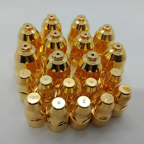 P80 Gold Plasma Cutting Nozzle - Color: Golden