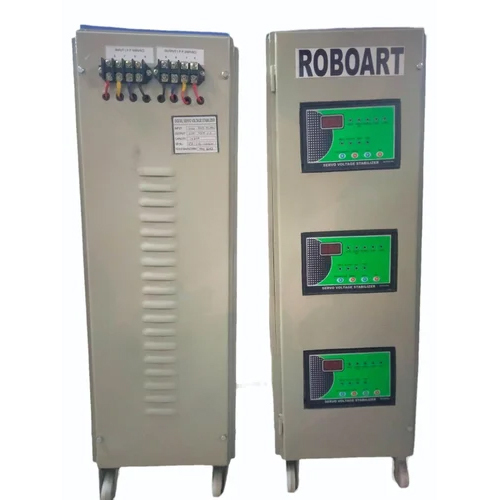 3 Phase Air Cooled Servo Voltage Stabilizer - Design: Standard