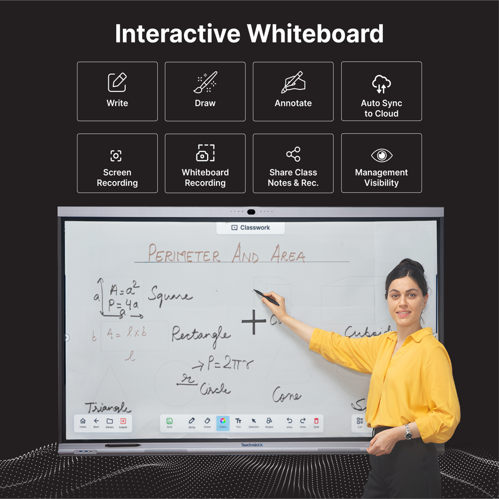 75 Inch Interactive Flat Panel Teachmint X2 Pro Series