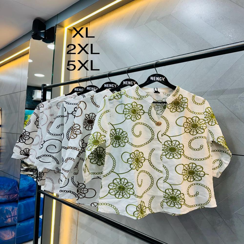 Ambos Print Fancy Top