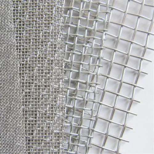 Stainless Steel Woven Wire Mesh - Color: Silver