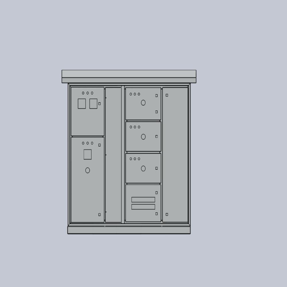 Electric Panel - Body Material: Mild Steel/ Iron