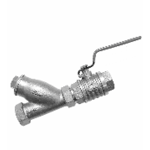 Q 1S Bronze Ball Valve With Bronze Y Type Strainer - Application: Water