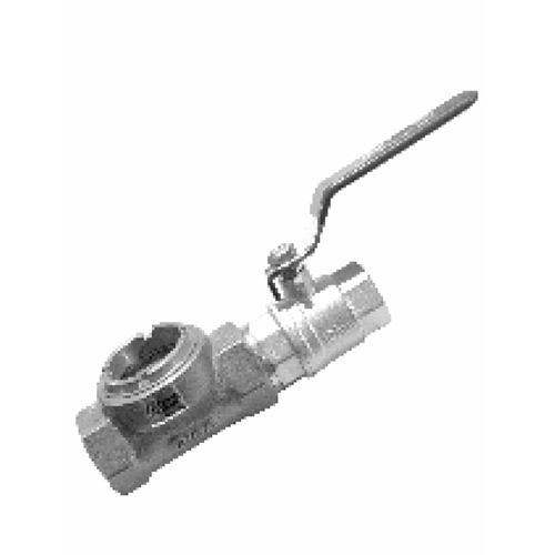 Q 1Ag Forged Brass Ball Valve With Bronze Sight Glass - Application: Water