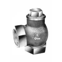 Q 27 Bronze Angle Check Valve - 8mm Size, High Pressure, Manual Operation, Silver Finish