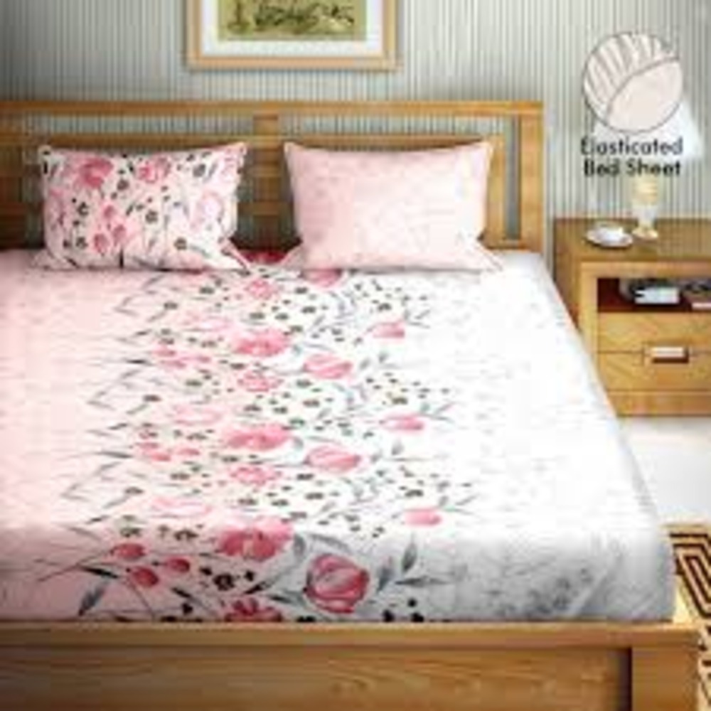 Fitted Printed Bedsheet - Feature: Washable