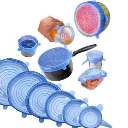 Silicone Food Cover Set Of 6 Pcs