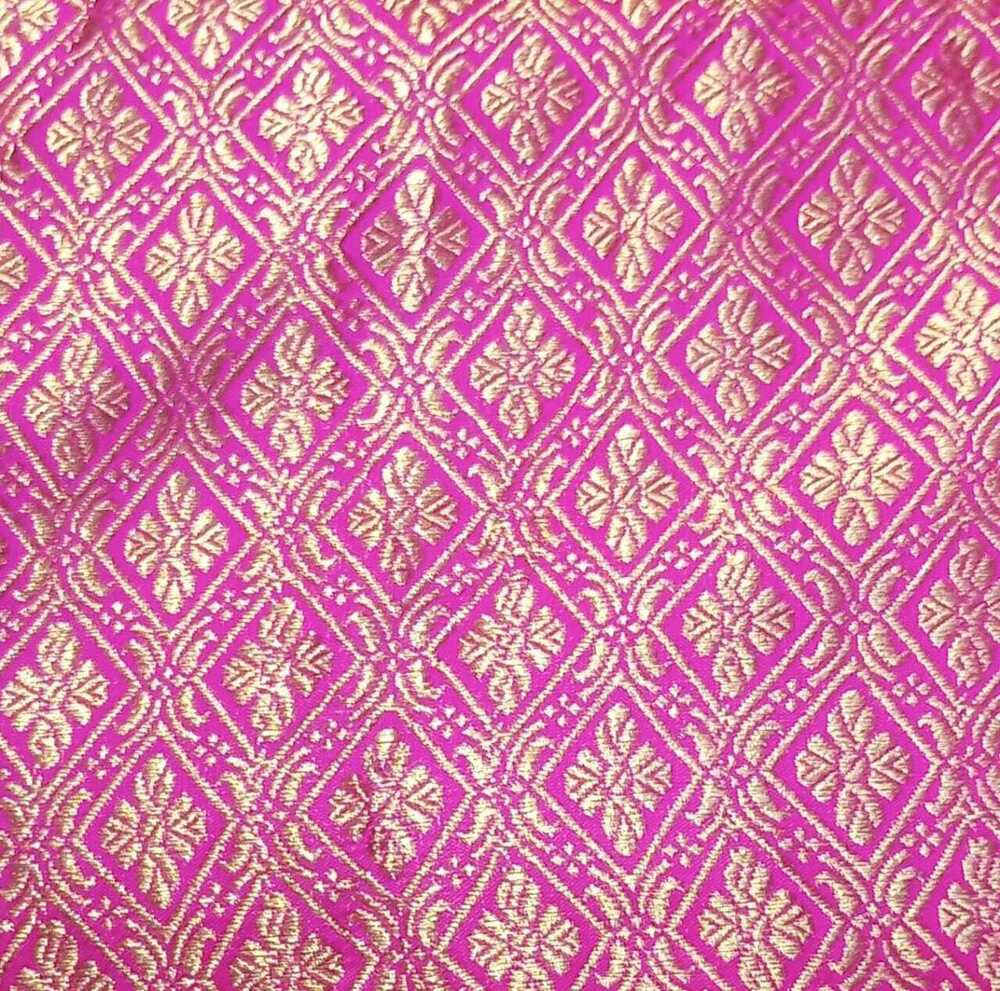 Polyester Banarasi Jacquard Fabric