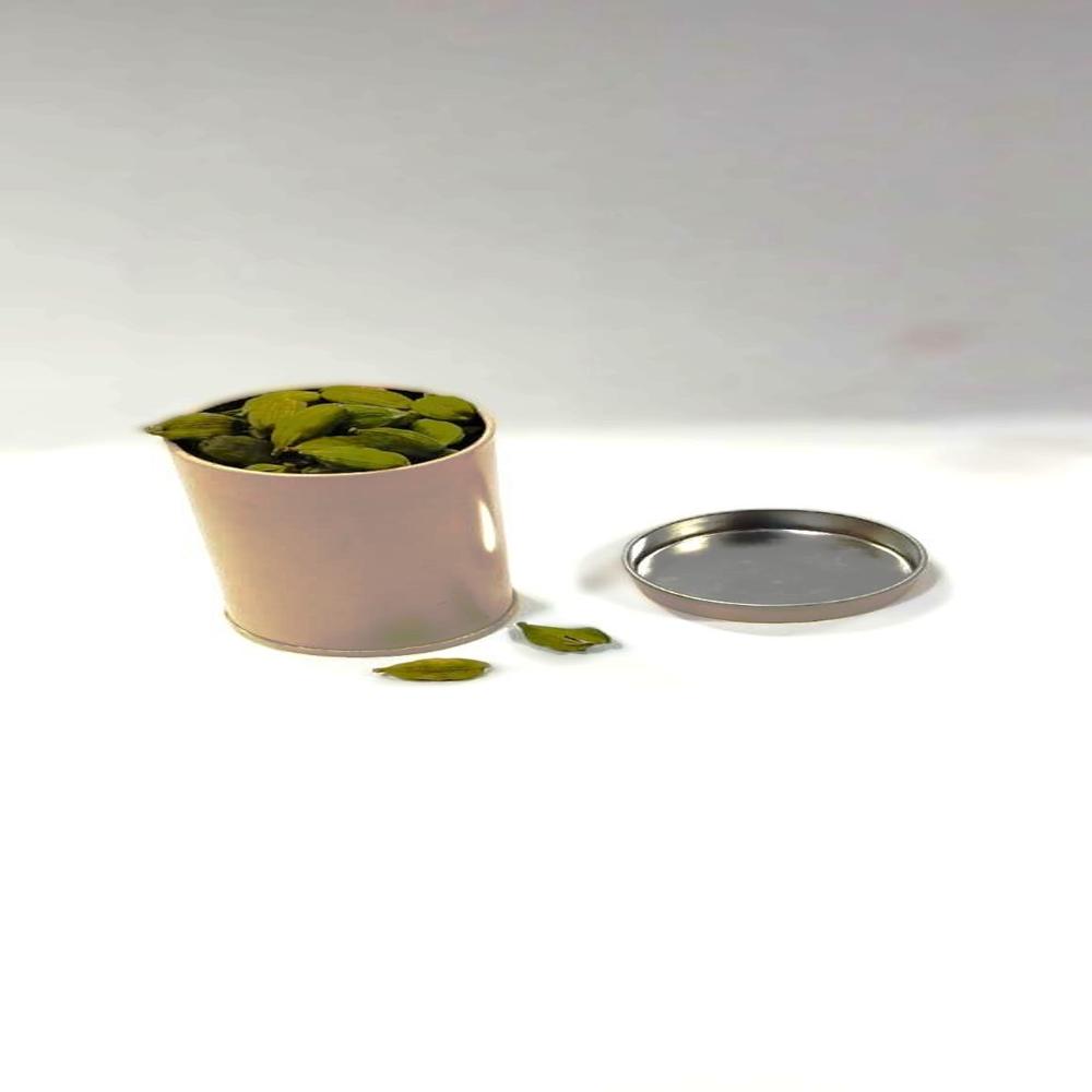 Spice packaging tin container