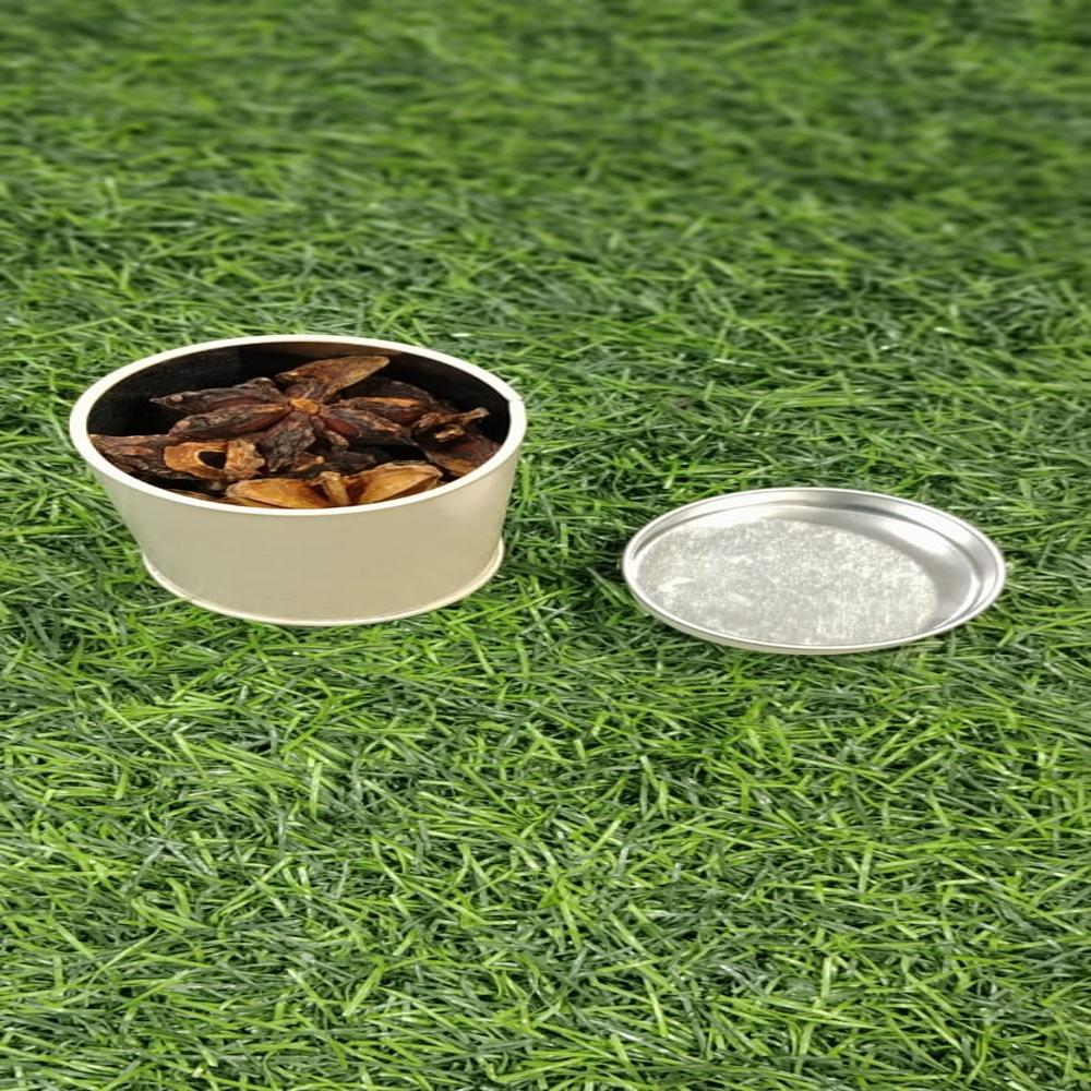 Spice packaging tin container