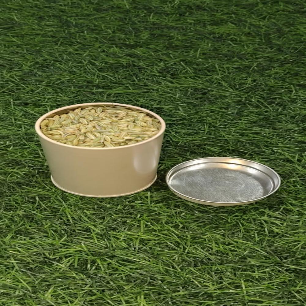 Spice packaging tin container