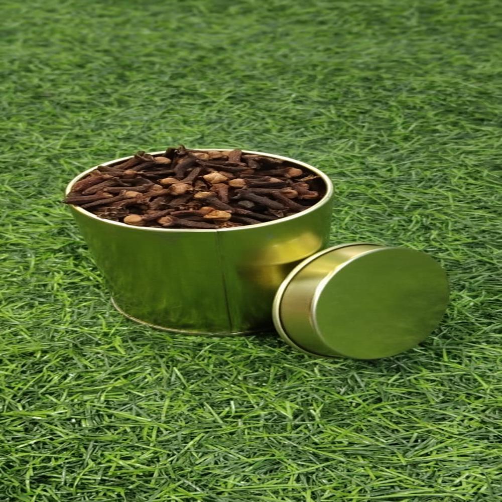 Spice packaging tin container