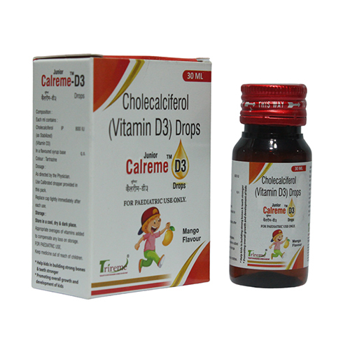 Junior Calreme D3 Drops - Drug Type: General Medicines