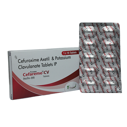 Cefuroxime Axetil 500 mg + Potassium Clavulanate 125 mg Tablets  Broad-Spectrum Antibiotic for Bacterial Infections
