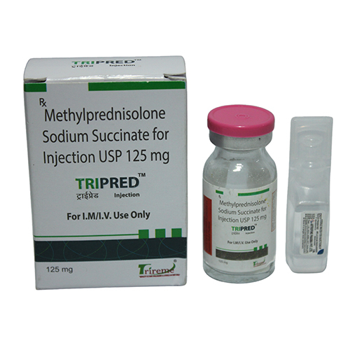 Tripred Injection - Ingredients: Methylprednisolone Sodium Succinate 125 Mg