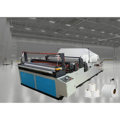 Fully Automatic Toilet Tissue Roll Making Machine - Capacity: 1000 Per 8 Hour Pcs/Hr