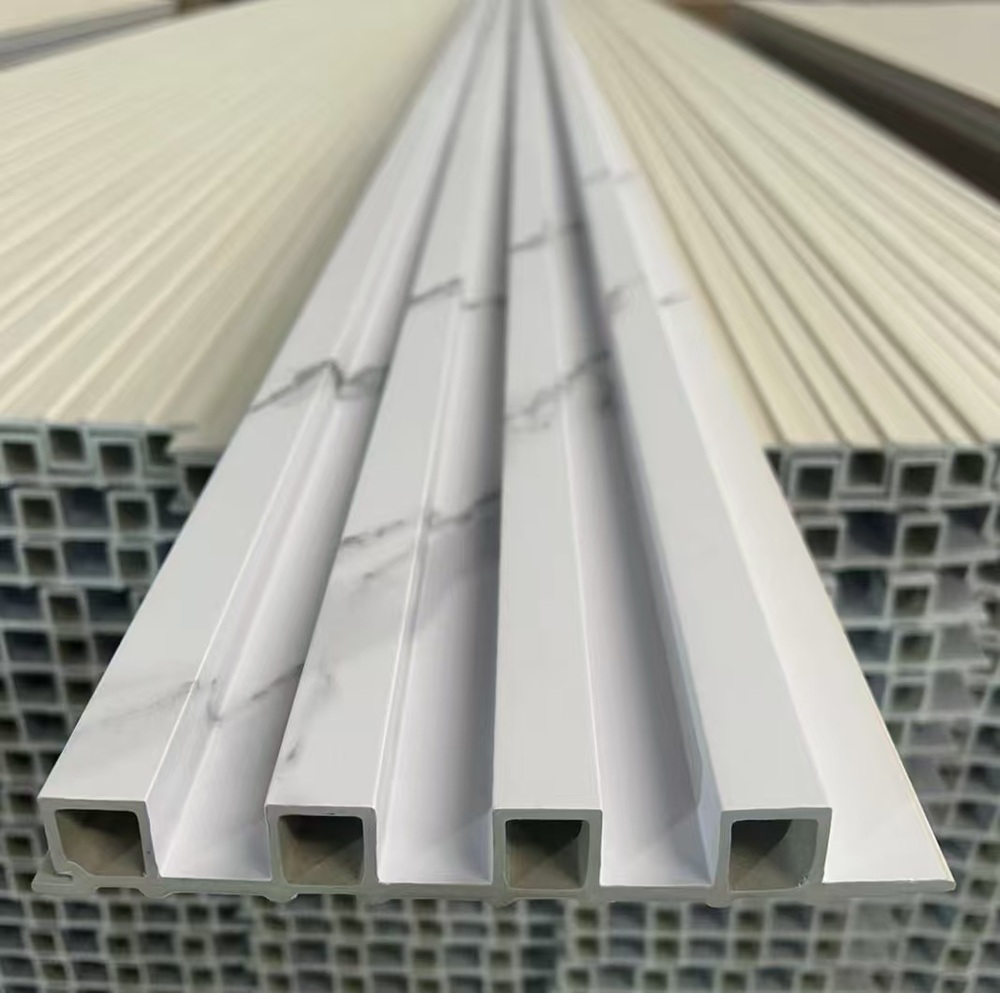 Wpc Fluted Wall Panel - 170*24mm 160/168*24mm 200*25mm 2.8m Length | Smooth Textured Finish Insulation Reinforcement Standard Thickness 2-4mm