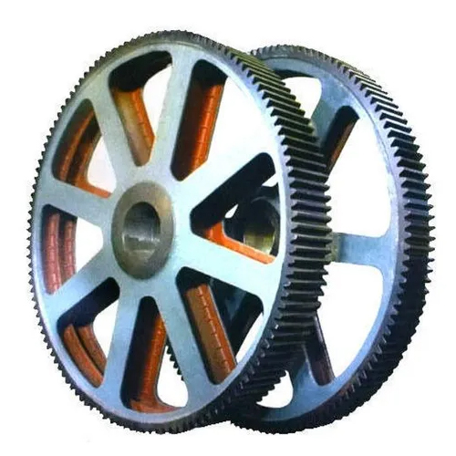 3000 Mm Industrial Girth Gear - Color: Black