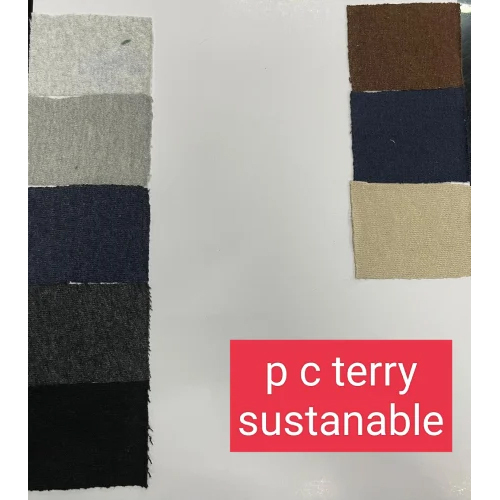 Poly Cotton French Terry Fabric - Application: Garments