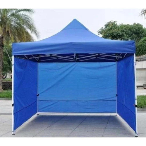 3 X 3 Meter Polyester Blue Gazebo Tent - Pole Material: Aluminum