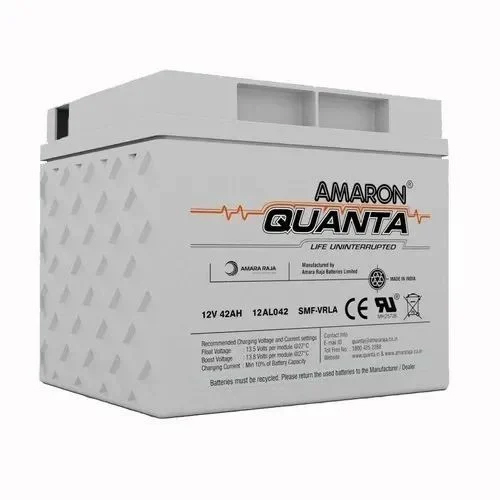 12V Smf Battery - Color: White